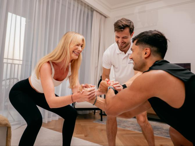 Couples training session